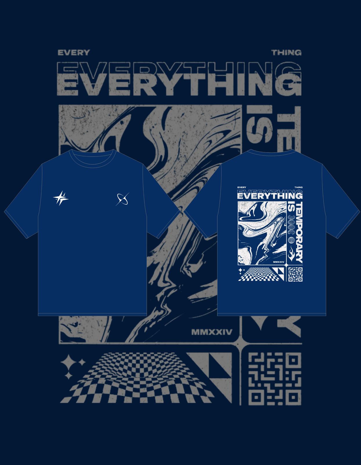 Oversized Graphic Tee - Temporary