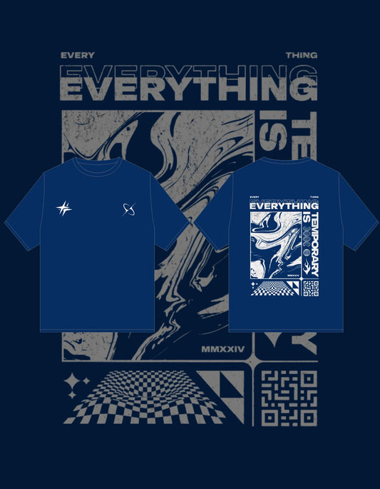 Oversized Graphic Tee - Temporary