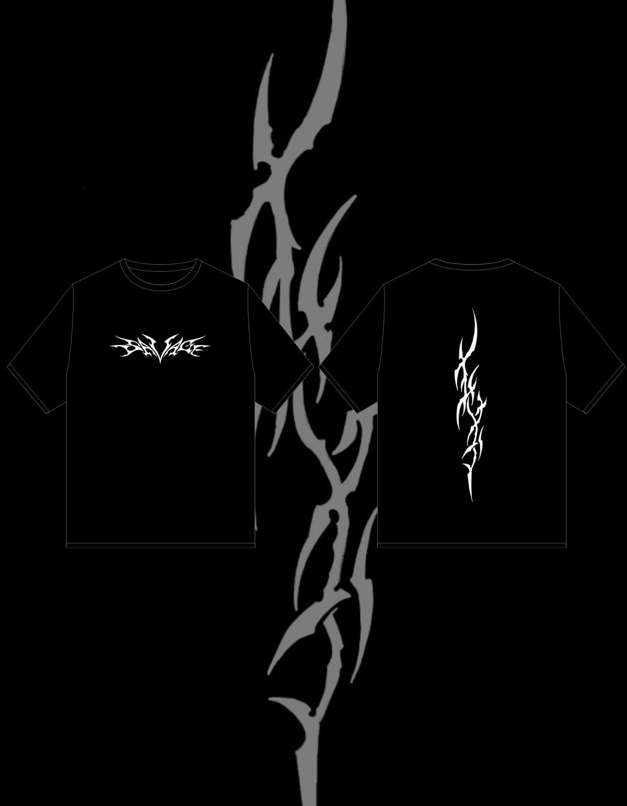 Oversized Graphic Tee - Savage