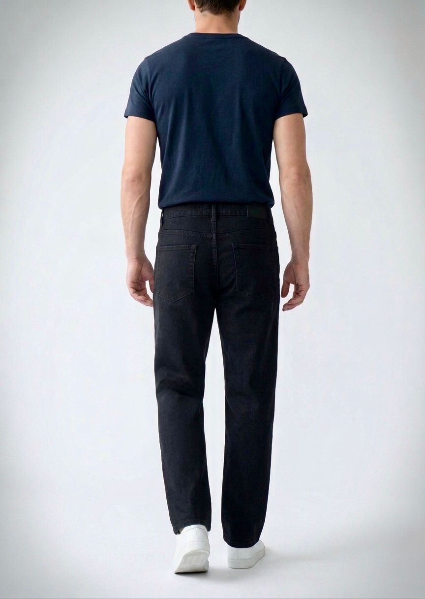 Baggy Fit Denim – Carbon Black